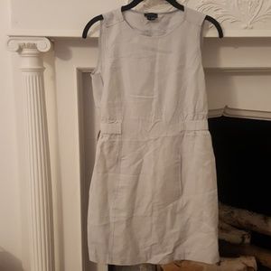 Theory Cotton Linen Short Day Dress Sz 4